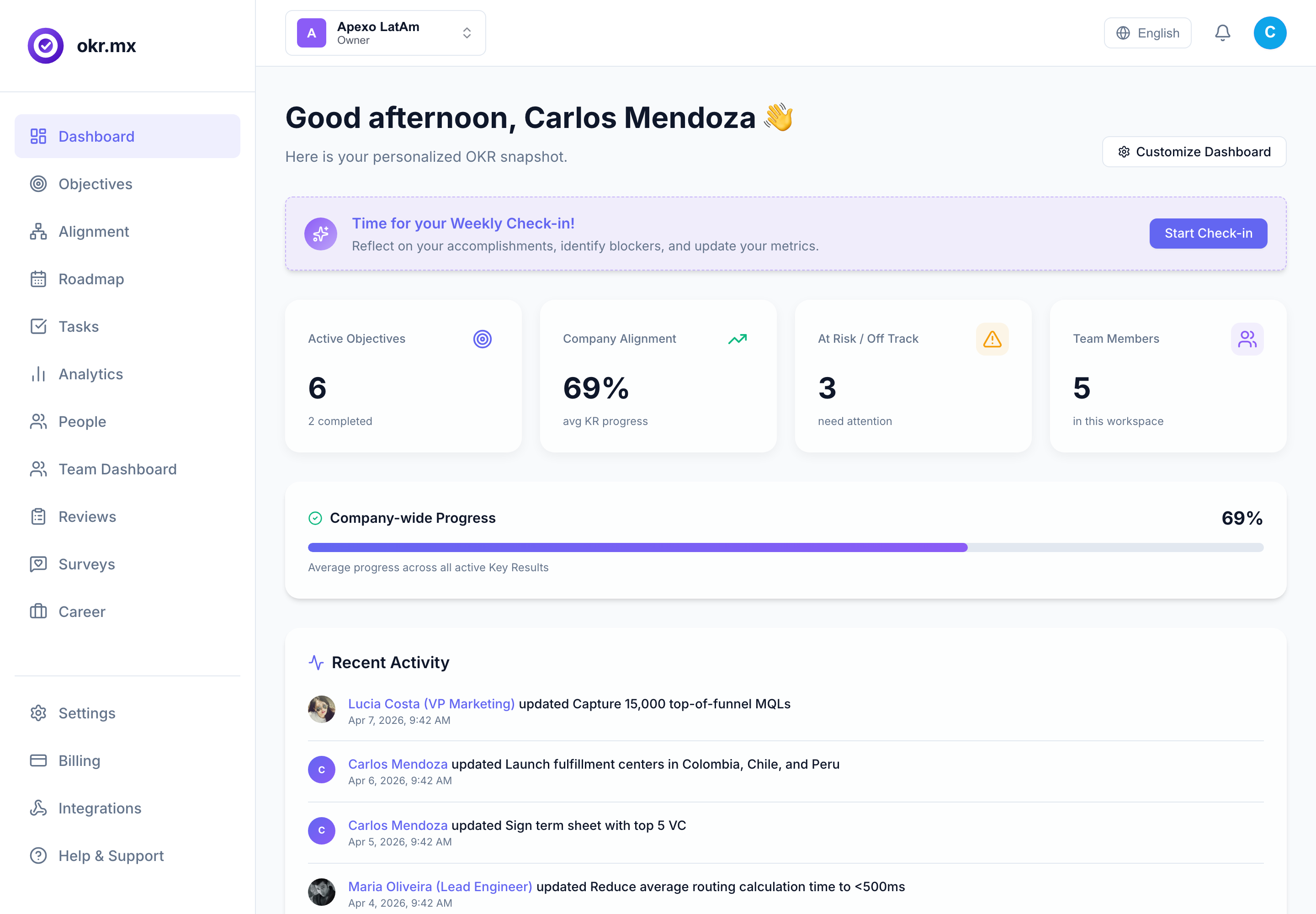 Strategic Clarity Interface